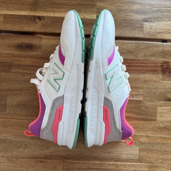 New Balance 997 H White - CW997HMA Purple Teal Size 9 US Walking Gym Lifestyle - Picture 5 of 11